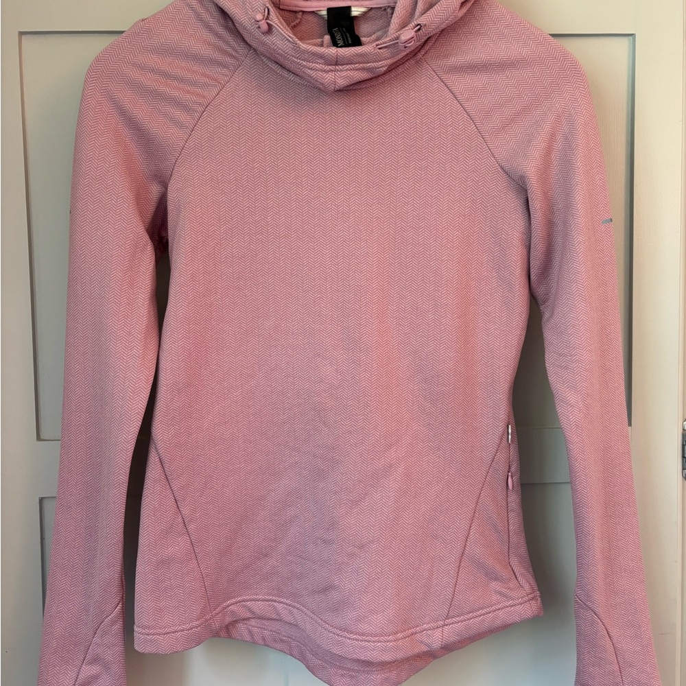 Mondetta Pink Cowl Neck/Hooded Sweatshirt/Fleece NWOT